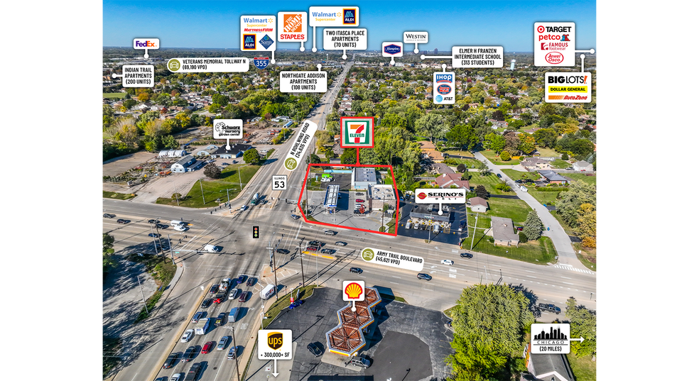 More Photos Of 1740 W Army Trail Rd, Addison Convenience Store For Sale