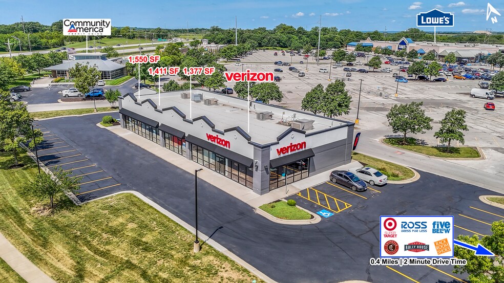 Primary Photo Of 16010-16022 W 65th St, Shawnee Storefront For Lease