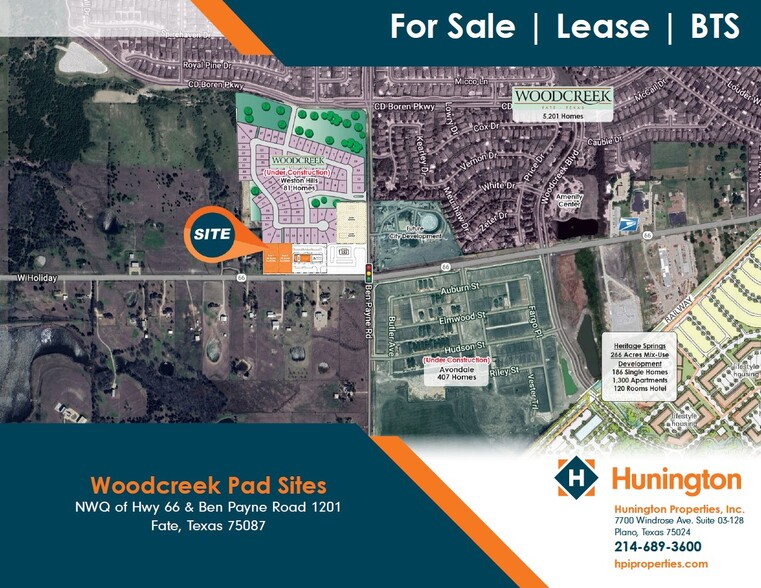 Primary Photo Of NWQ of Hwy 66 & Ben Payne Rd 1201, Rockwall Land For Lease