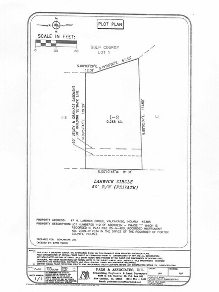 More Photos Of Larwick Cir, Valparaiso Land For Sale