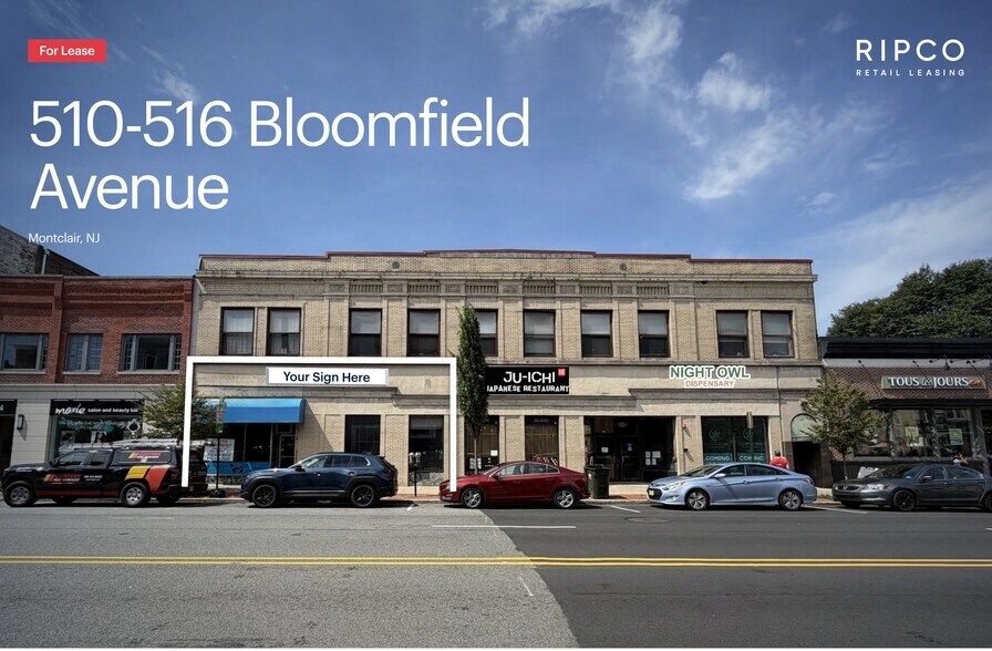Primary Photo Of 510-516 Bloomfield Ave, Montclair General Retail For Lease