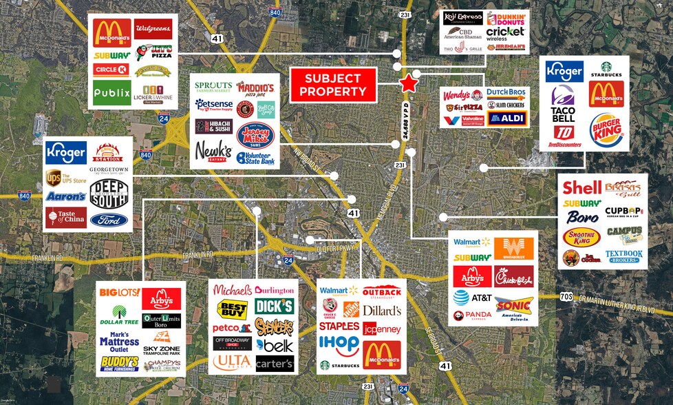 More Photos Of 3216 Memorial Blvd, Murfreesboro Land For Lease