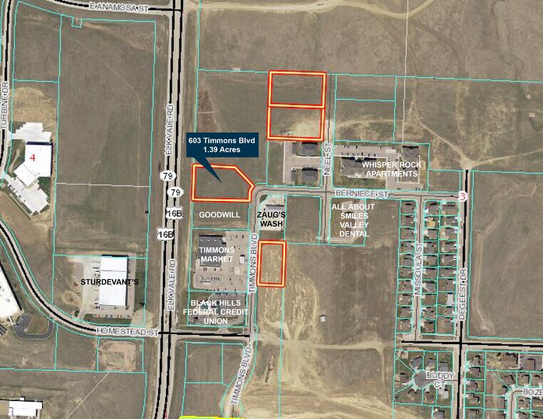 More Photos Of 603 Timmons Blvd, Rapid City Land For Sale