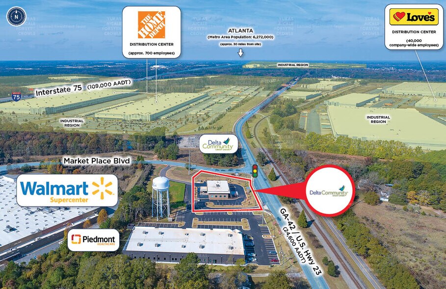 More Photos Of 3300 GA-42, Locust Grove Bank For Sale