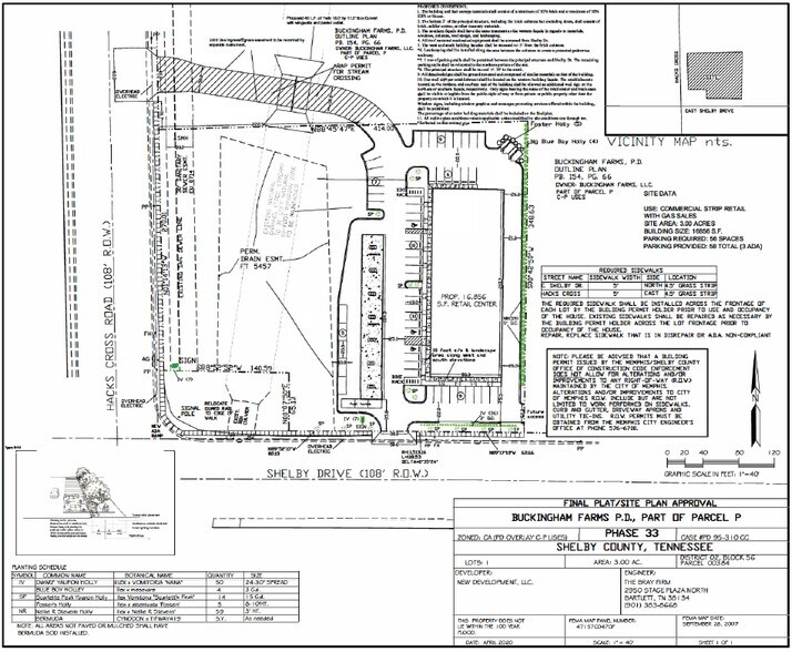 More Photos Of NEC Shelby Dr. at Hacks Cross, Memphis Land For Lease