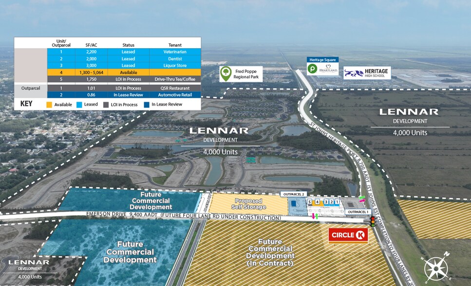 More Photos Of St Johns Heritage & Emerson Drive, Palm Bay Freestanding For Lease