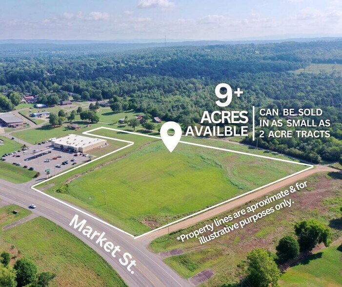 Primary Photo Of 9+ Acres on Market Street Dover AR 72837, Dover Land For Sale