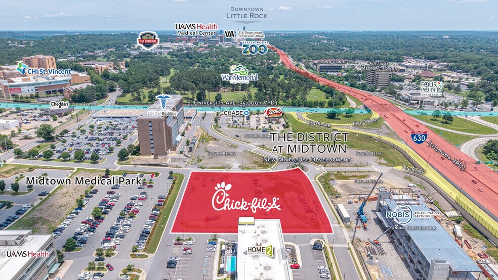 Primary Photo Of 700 Julian dr, Little Rock Freestanding For Sale