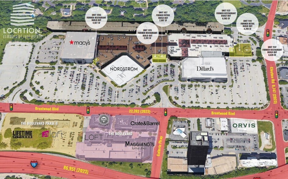 More Photos Of 1155-2461 St. Louis Galleria, Saint Louis Unknown For Lease