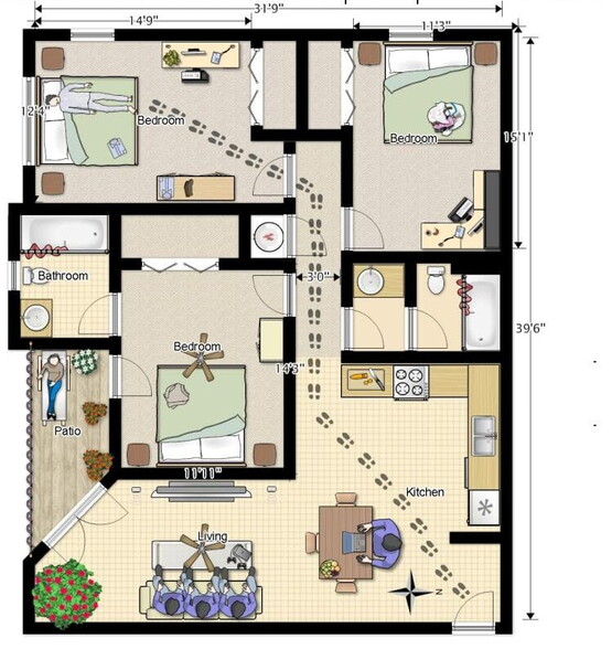 More Photos Of 1325 S Lillian Ave, Bolivar Apartments For Sale