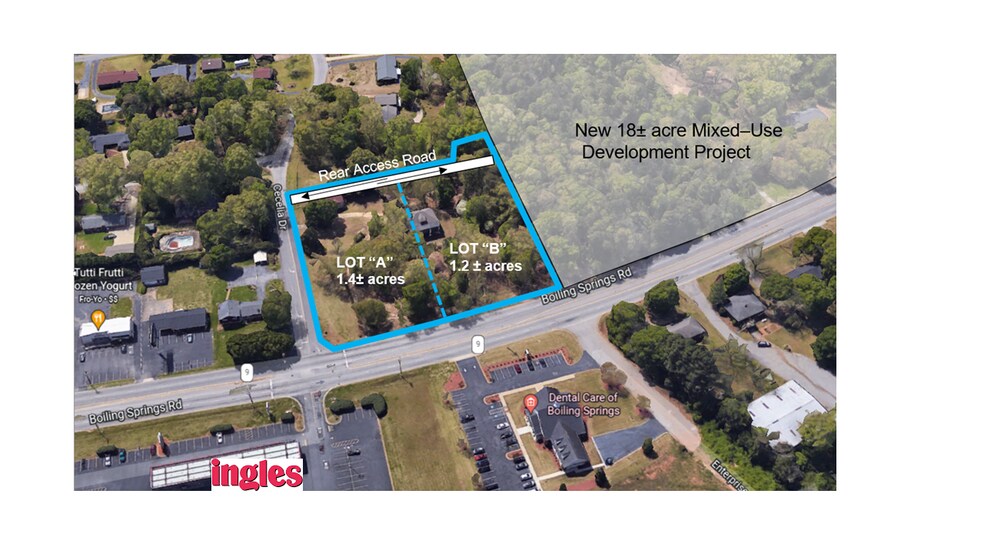 Primary Photo Of 2201 Boiling Springs Rd, Boiling Springs Land For Lease