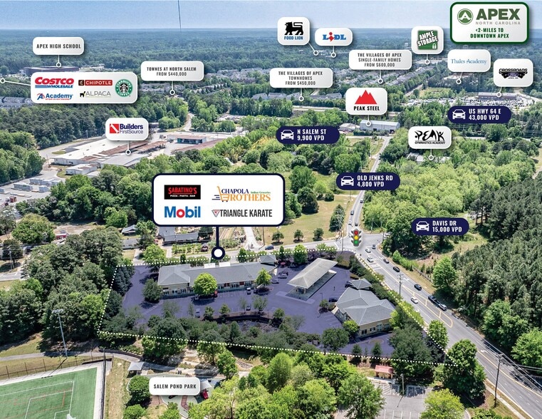 More Photos Of 1001-1015 Davis Dr, Apex Storefront For Sale