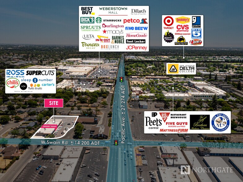 More Photos Of 5910-5940 Pacific Ave, Stockton Storefront Retail Office For Lease