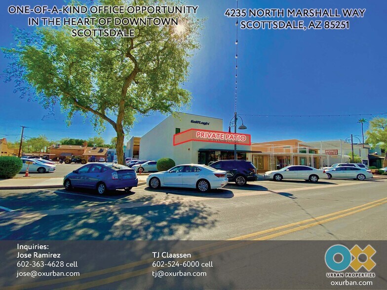 More Photos Of 4235 N Marshall Way, Scottsdale Storefront Retail Office For Lease
