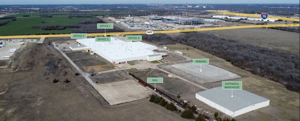 More Photos Of 1400 W FM 1417, Sherman Warehouse For Lease