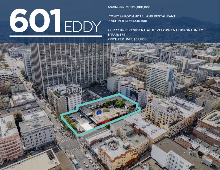 Primary Photo Of 601 Eddy St, San Francisco Hotel For Sale