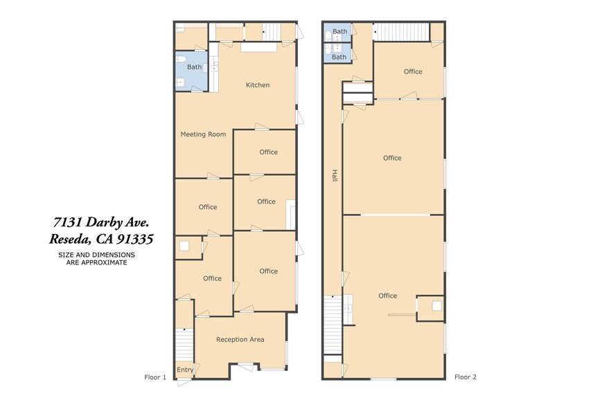 Primary Photo Of 7131-7133 Darby Ave, Reseda Office For Sale