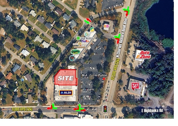 Primary Photo Of 12 N Charles Richard Beall Blvd, DeBary General Retail For Lease