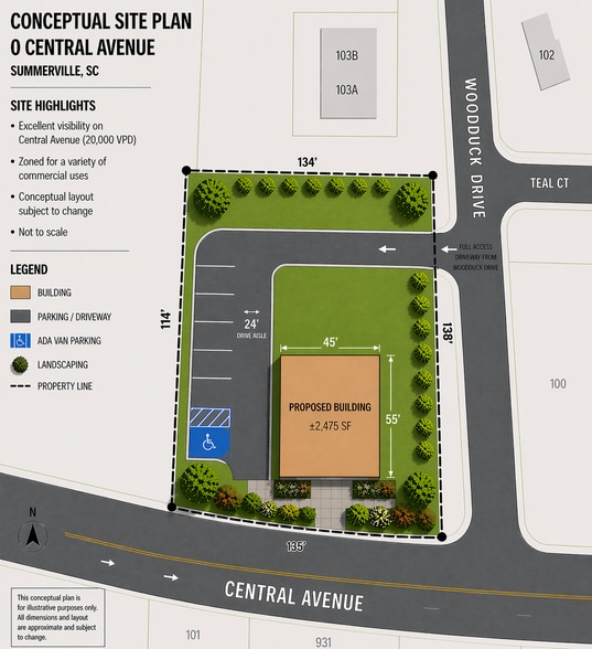 Primary Photo Of 0 Central Ave, Summerville Land For Sale