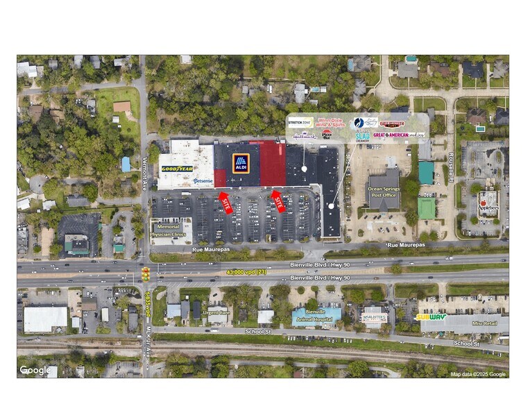 More Photos Of 1503-1545 Bienville Blvd, Ocean Springs General Retail For Lease