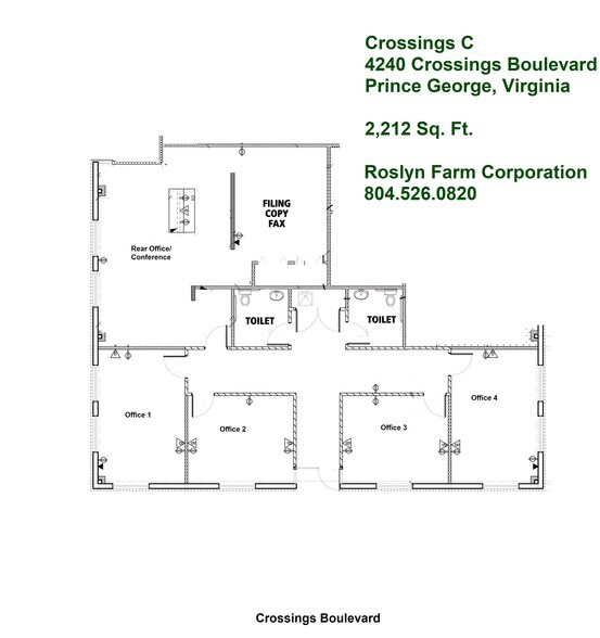 More Photos Of 4240 Crossings Blvd, Prince George Office For Lease