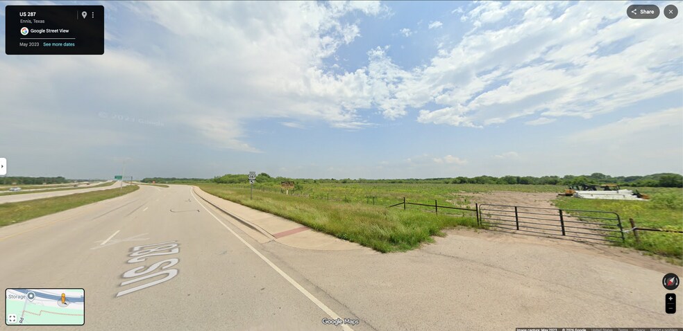 More Photos Of Ensign Road & Hwy 287, Ennis Land For Sale