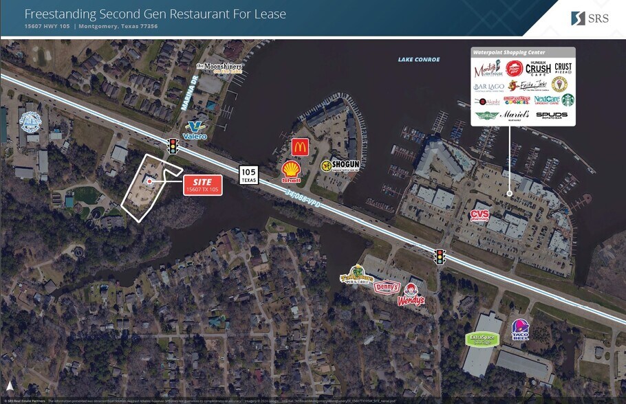 More Photos Of 15607 Highway 105 W, Montgomery Restaurant For Lease