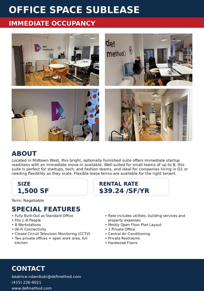 More Photos Of 336-342 W 37th St, New York Loft Creative Space For Lease