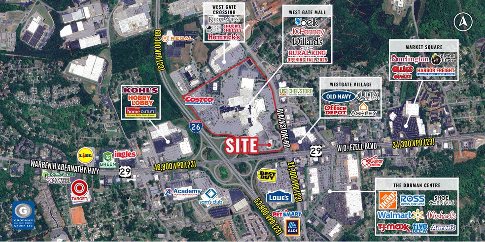 More Photos Of 205 W Blackstock Rd, Spartanburg Freestanding For Lease