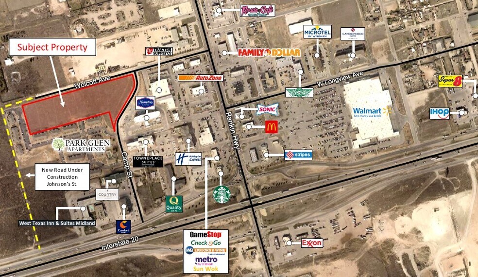 More Photos Of Camp St & Wolcott Ave, Midland Land For Sale