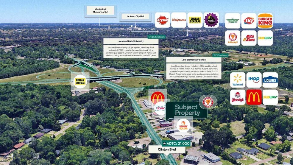 More Photos Of 4725 Clinton Blvd, Jackson Fast Food For Sale