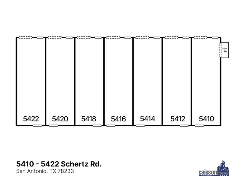 More Photos Of 5410-5422 Schertz Rd, San Antonio Light Manufacturing For Lease