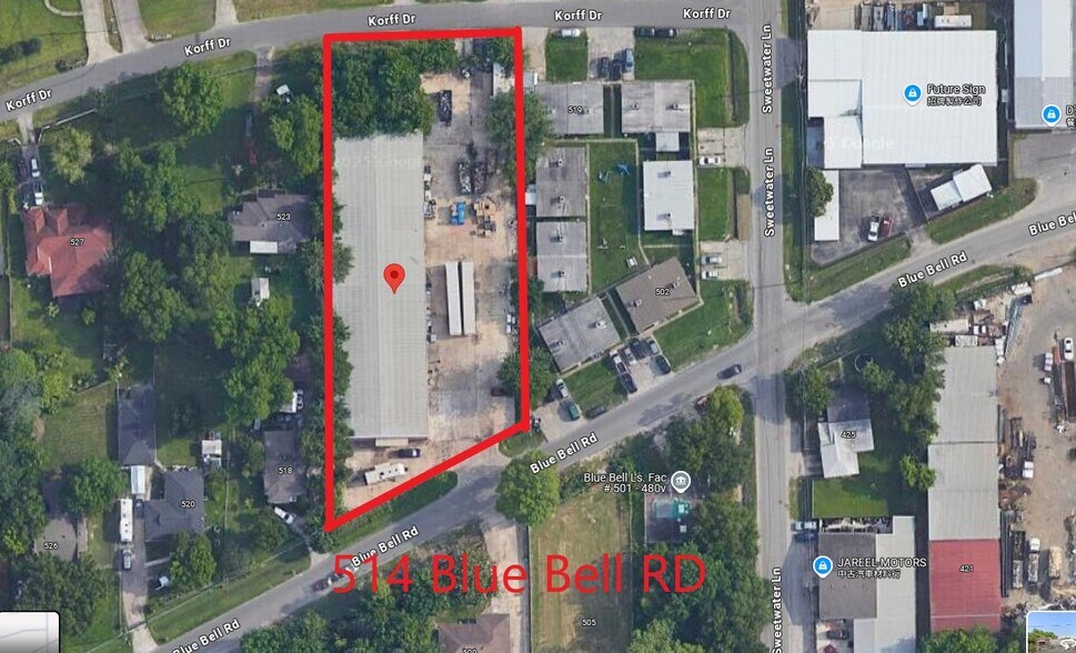 Primary Photo Of 514 Blue Bell Rd, Houston Warehouse For Lease