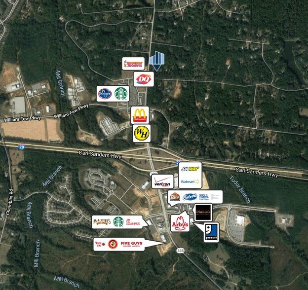 More Photos Of 418 Lewiston Rd, Grovetown Land For Sale