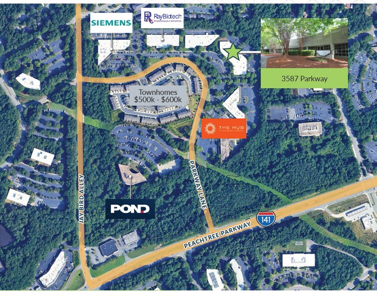 More Photos Of 3587 Parkway Ln, Peachtree Corners Light Distribution For Lease