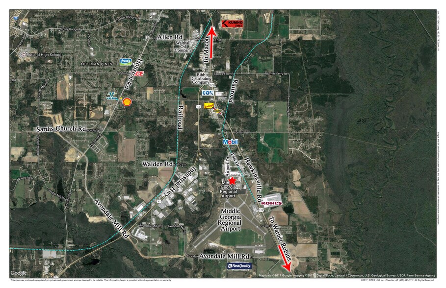 More Photos Of Airport Drive, Macon-Bibb Land For Sale