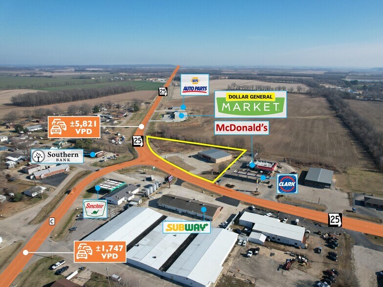 More Photos Of 33554 MO-25, Advance Freestanding For Lease