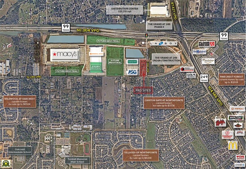 More Photos Of SWQ Hwy 249 & Grand Parkway, Tomball Land For Sale