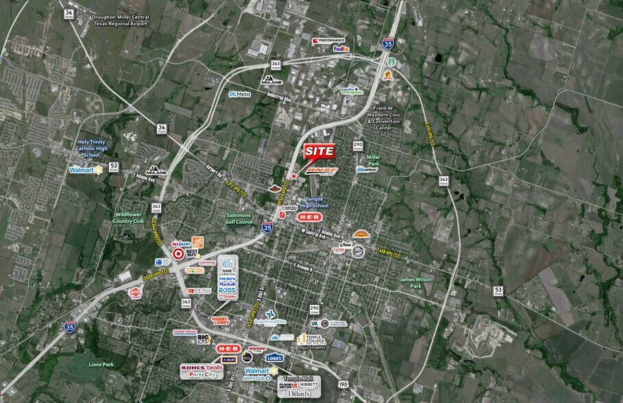 More Photos Of 1111 N General Bruce Dr, Temple Office For Lease