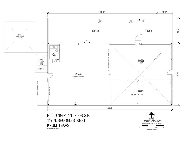 More Photos Of 117 N 2nd St, Krum General Retail For Sale