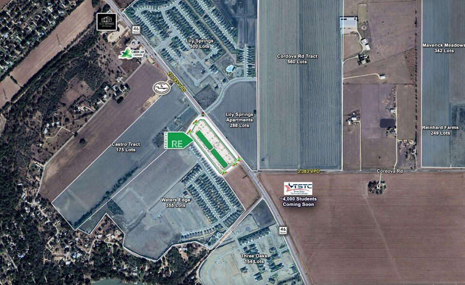 More Photos Of Highway TX-46 & Waters Edge, Seguin General Retail For Lease