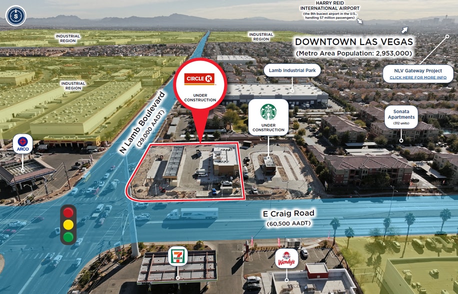 More Photos Of E Craig Rd & N Lamb blvd, North Las Vegas Convenience Store For Sale
