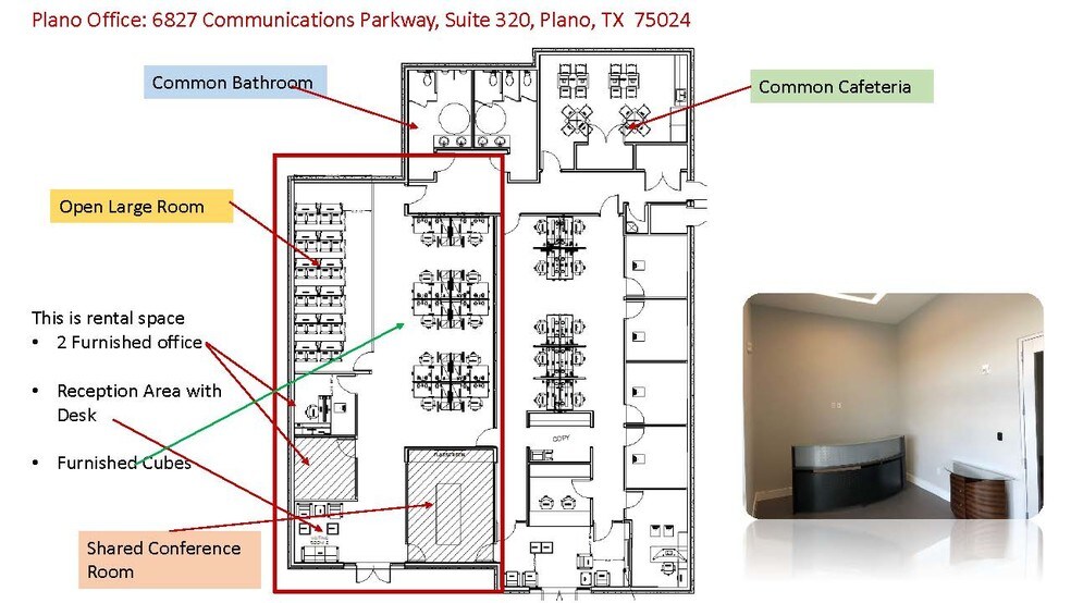 More Photos Of 6827 Communications Pky, Plano Medical For Lease