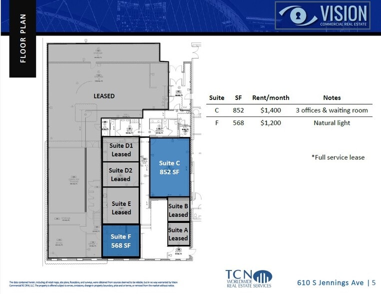 More Photos Of 610 S Jennings Ave, Fort Worth Health Club For Lease