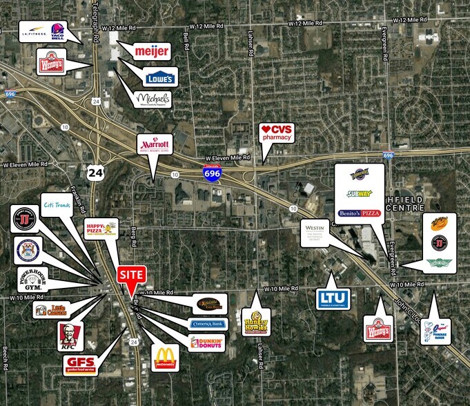 More Photos Of 24061 W 10 Mile Rd, Southfield Storefront Retail Office For Sale