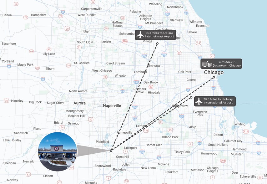 More Photos Of 2555 Plainfield Rd, Joliet General Retail For Sale