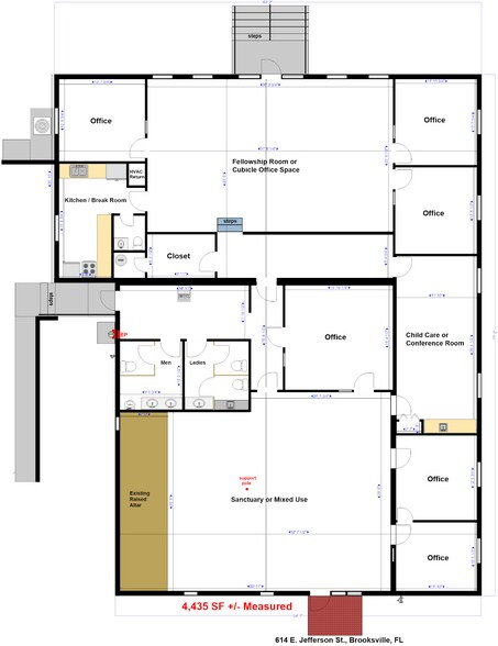 More Photos Of 614 E Jefferson St, Brooksville Office For Sale