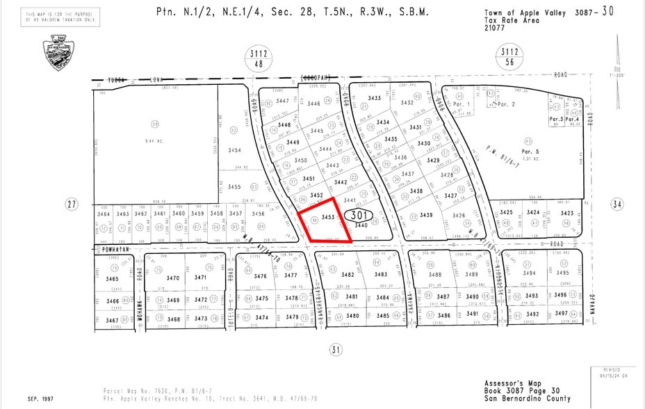 More Photos Of NE corner of Powhatan Rd rd @ Rancherias Rd, Apple Valley Land For Sale