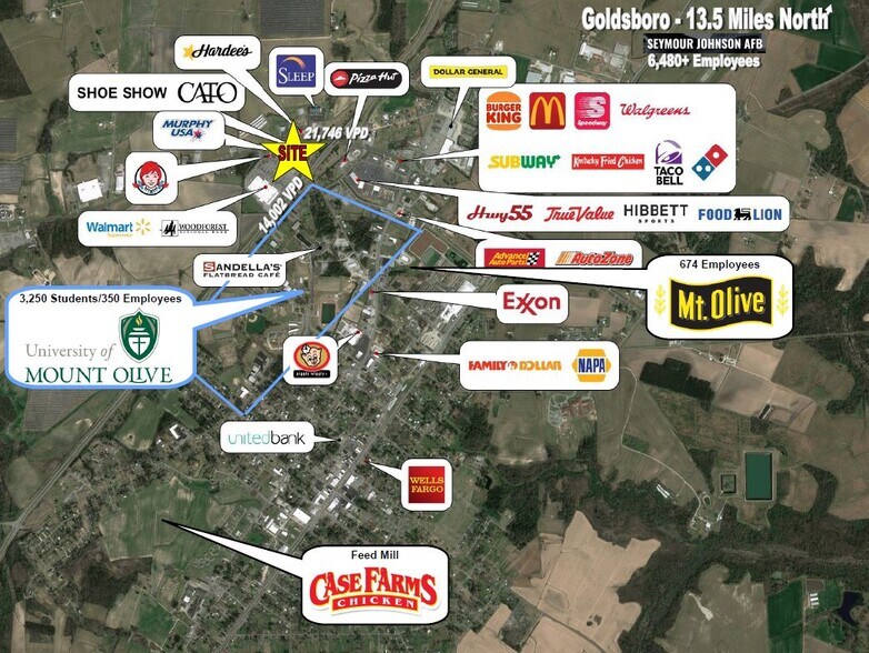 More Photos Of 202-206 W Nc-55 Hwy, Mount Olive Unknown For Lease