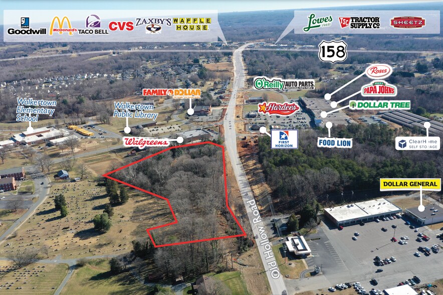 More Photos Of 2965 Old Hollow Rd, Walkertown Land For Sale